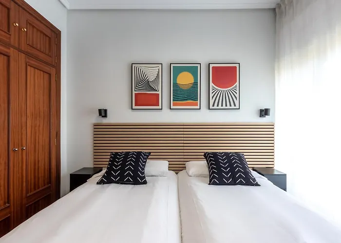 アパート Moderno Y Acogedor En El Corazon De ビルバオ