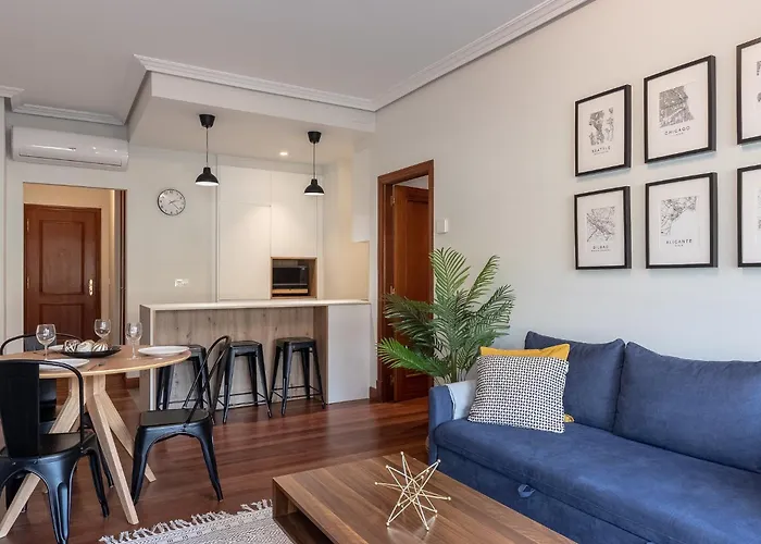 アパート Moderno Y Acogedor En El Corazon De ビルバオ